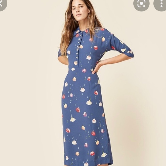 Christy Dawn Deyko Dress Blue Xss 